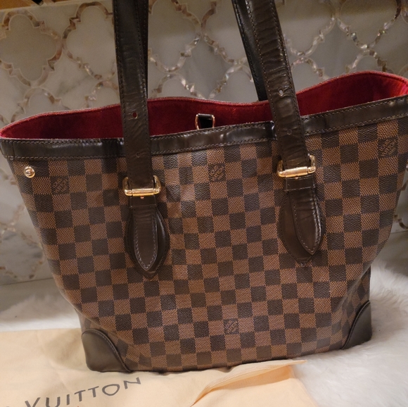 💥SOLD💥Louis Vuitton Damier Ebene Hampstead MM - Picture 3 of 15